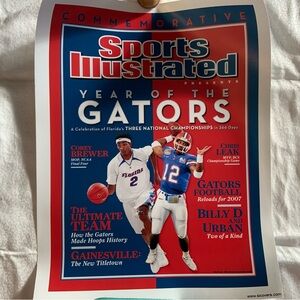 Sports Illustrated Florida Gators 2007 Poster Size 14’’x 11’’
